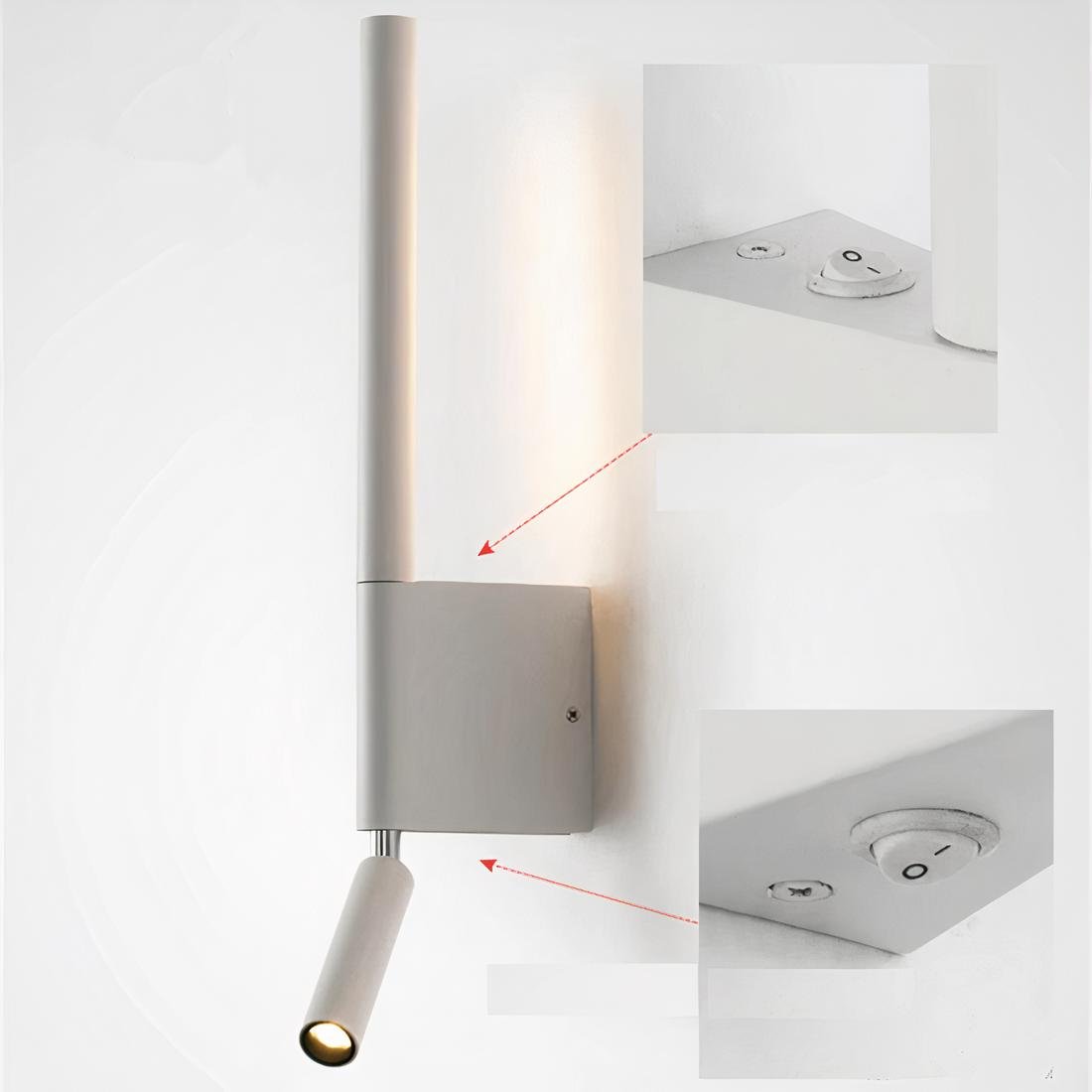 Applique de chevet articulée avec interrupteurs │ELEGANZA - product_type_Floor lamp arc