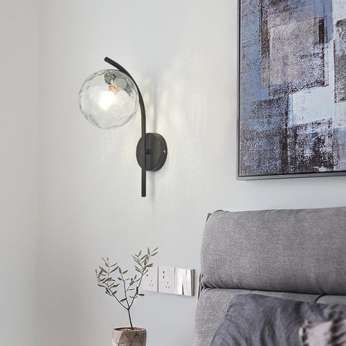 Applique murale au design retro métallique avec abat - jour en verre │ KARSPEL - product_type_Floor lamp arc