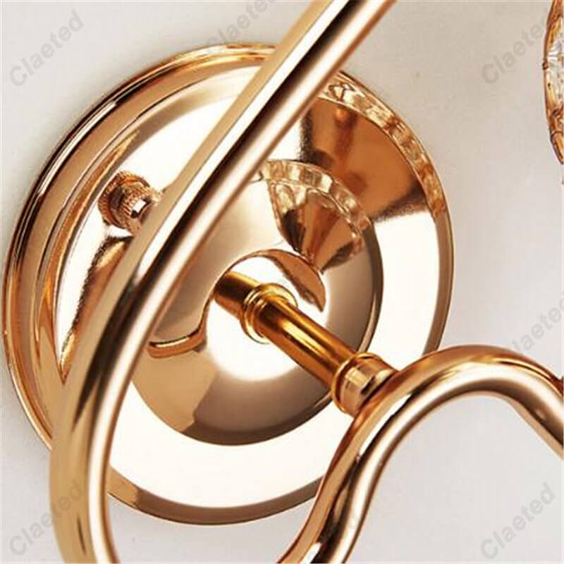 Applique murale au design vintage en acier et Crystal│ VARMA - product_type_Floor lamp arc