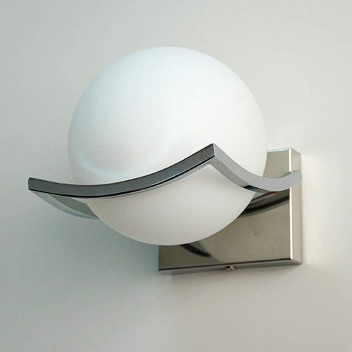 Applique murale boule en verre opaline et métal WATERLO - product_type_Atelier Luisiano