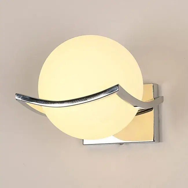 Applique murale boule en verre opaline et métal WATERLO - product_type_Atelier Luisiano