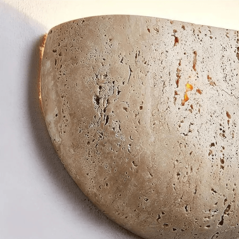 Applique murale demi cercle en travertin SAVTAR - product_type_Atelier Luisiano