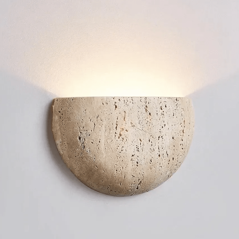 Applique murale demi cercle en travertin SAVTAR - product_type_Atelier Luisiano