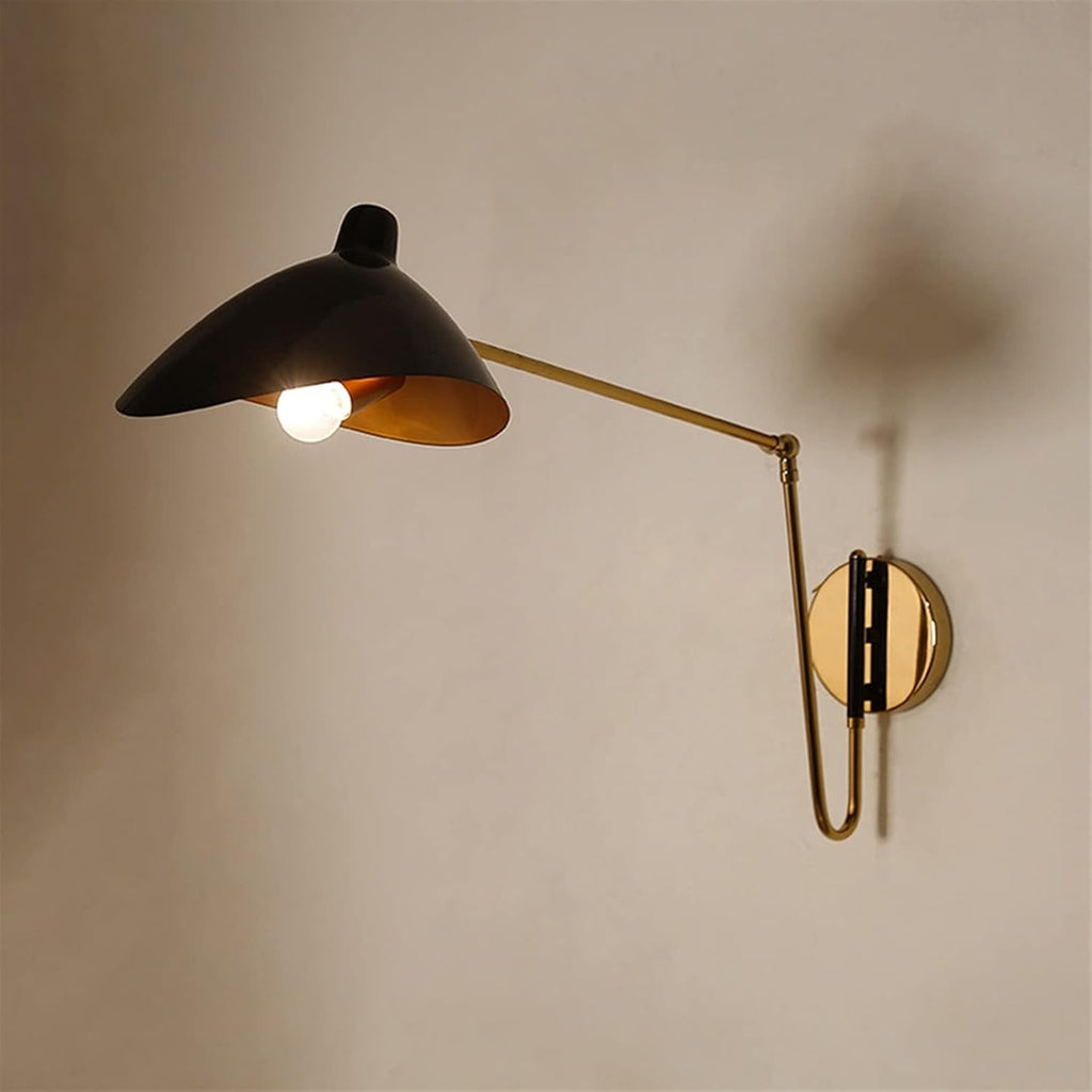 Applique murale dorée avec bras articulé │MYSTAL - product_type_Ma boutique
