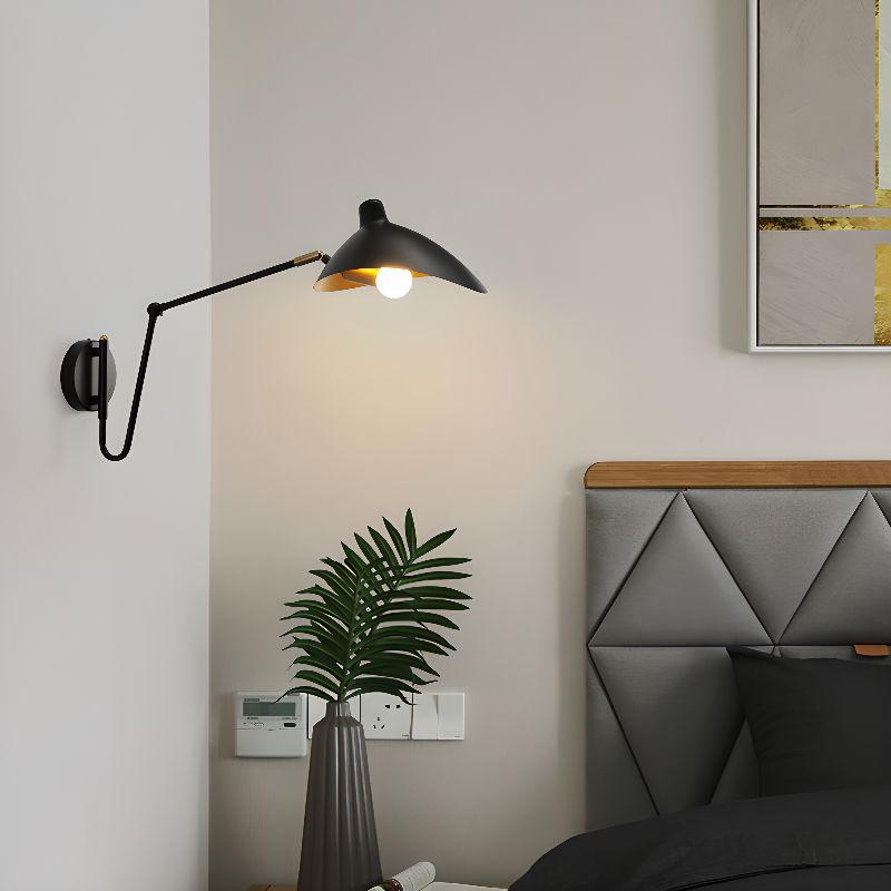 Applique murale dorée avec bras articulé │MYSTAL - product_type_Ma boutique