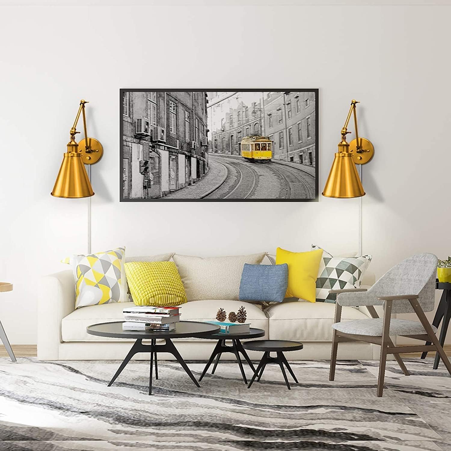 Applique murale dorée en laiton avec bras articulé │ ERANA - product_type_Ma boutique