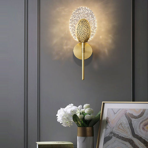 Applique murale dorée LED en laiton │ CAÎLA - product_type_Floor lamp arc