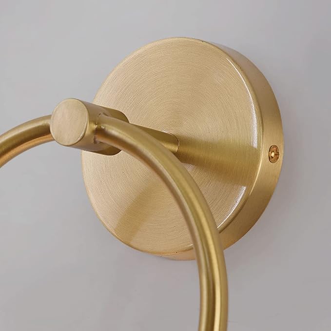 Applique murale double doré en laiton avec abat - jour globe en verre opaline KENNY - product_type_Atelier Luisiano
