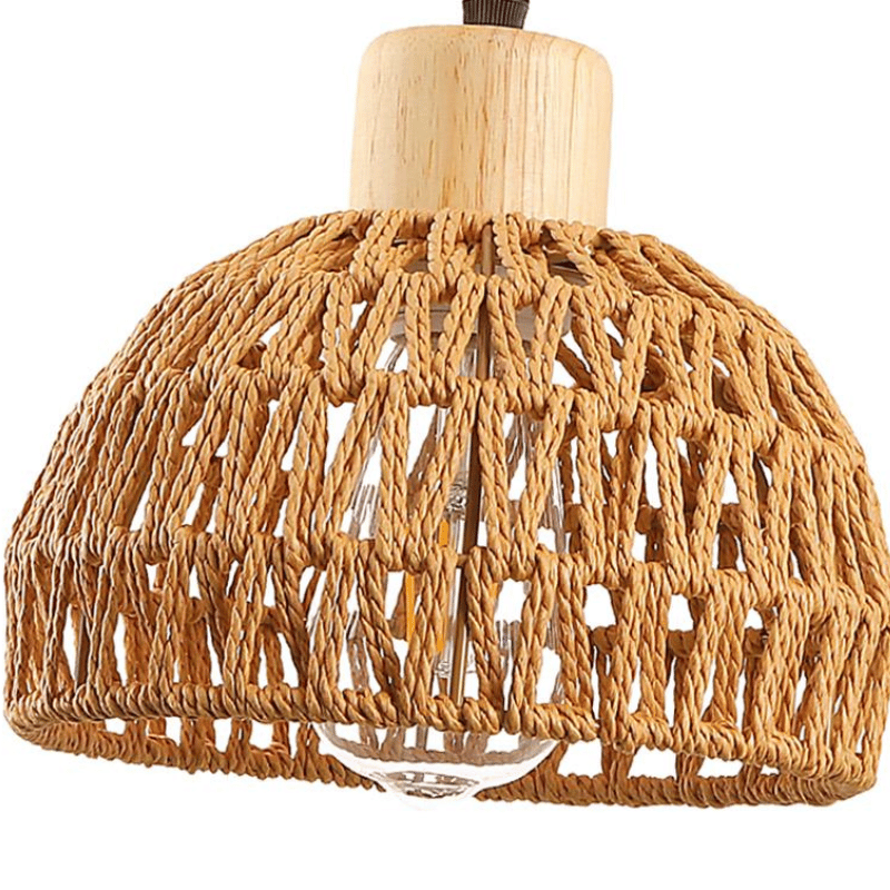 Applique murale en corde tressée style vintage │ MILLA - product_type_Floor lamp arc