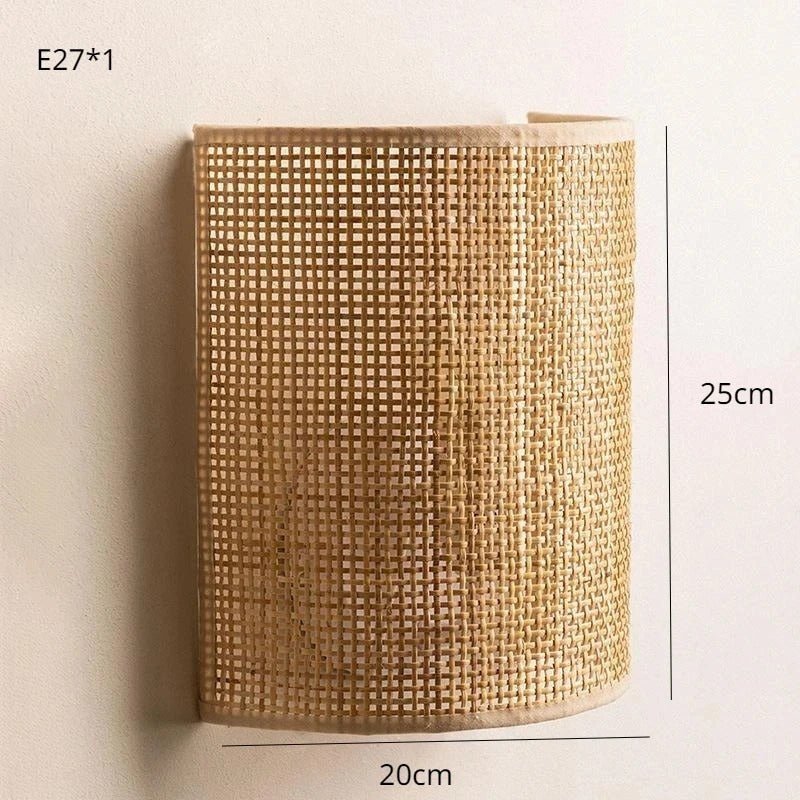 Applique murale en rotin Asiatique │ UESTA - product_type_Floor lamp arc