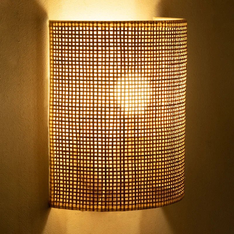 Applique murale en rotin Asiatique │ UESTA - product_type_Floor lamp arc