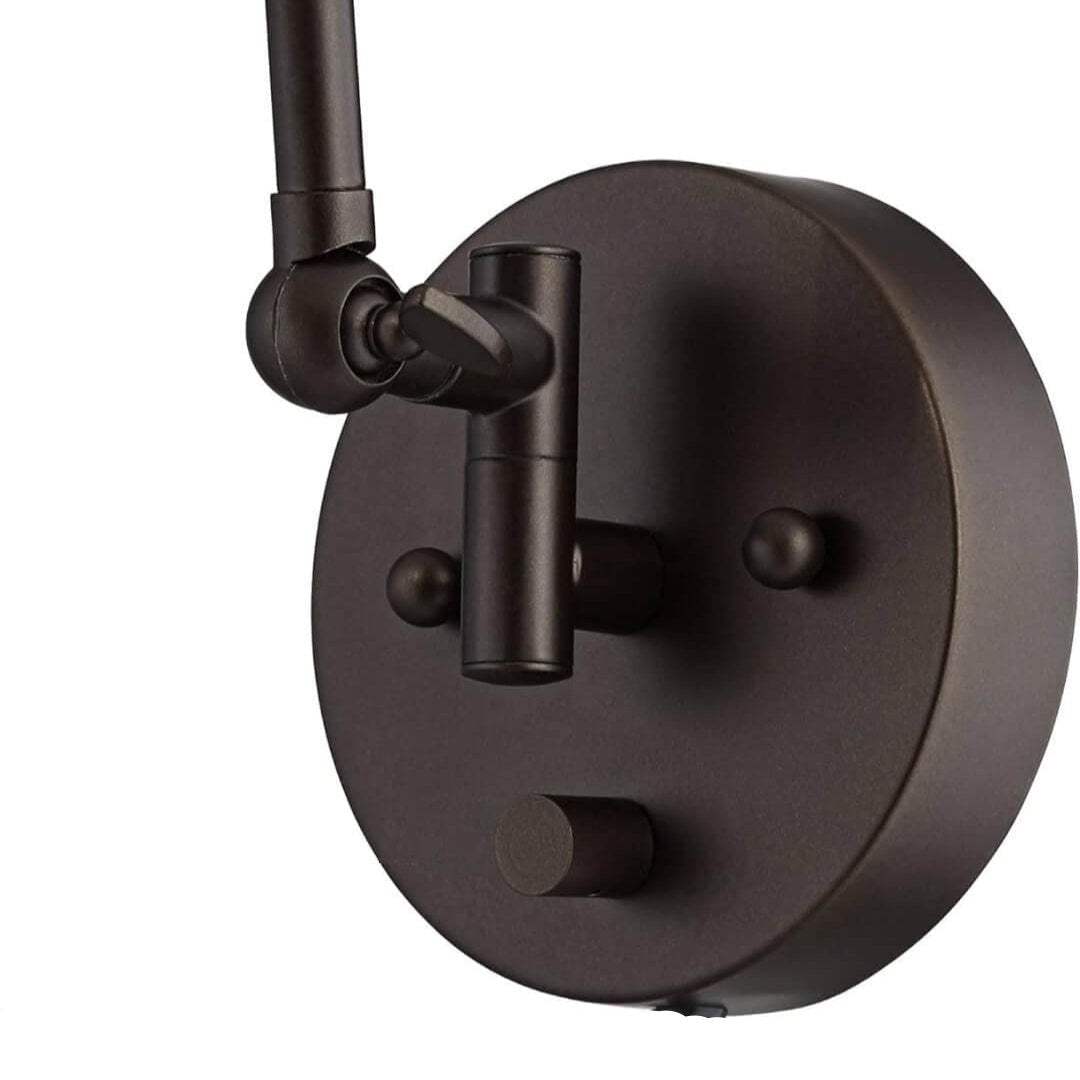 Applique murale en rotin avec bras articulé japonais │ TARBO - product_type_Floor lamp arc