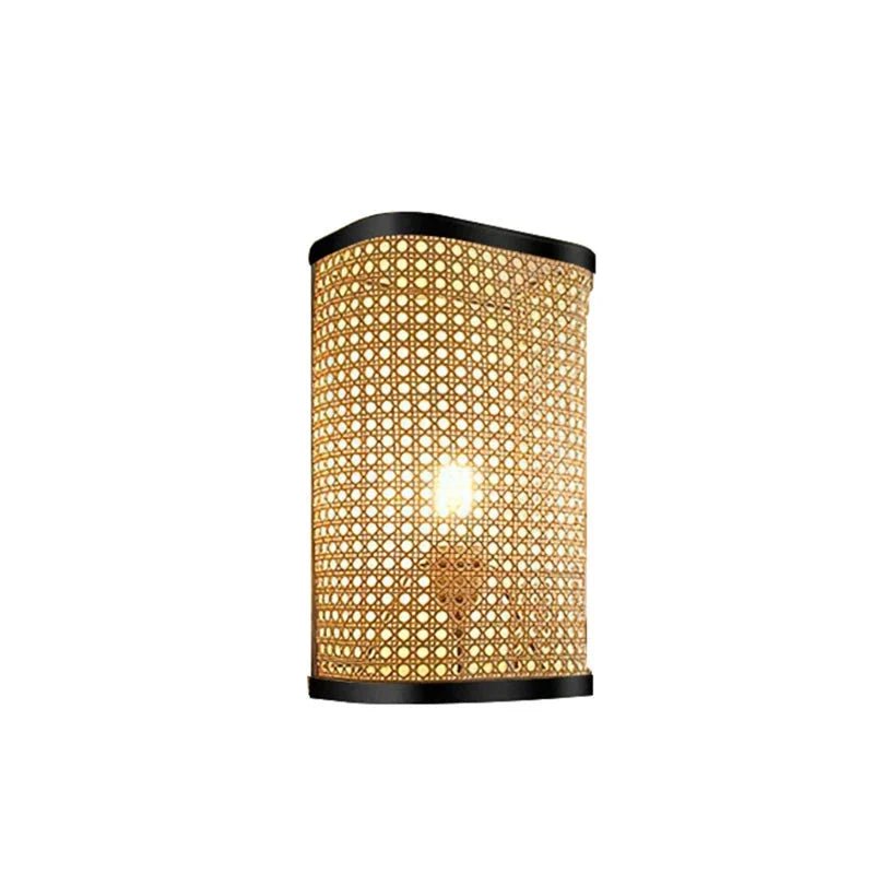 Applique murale en rotin rectangulaire │ NAMURA - product_type_Floor lamp arc