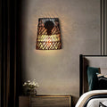 Applique murale en rotin style bohème │ SACADE - product_type_Floor lamp arc