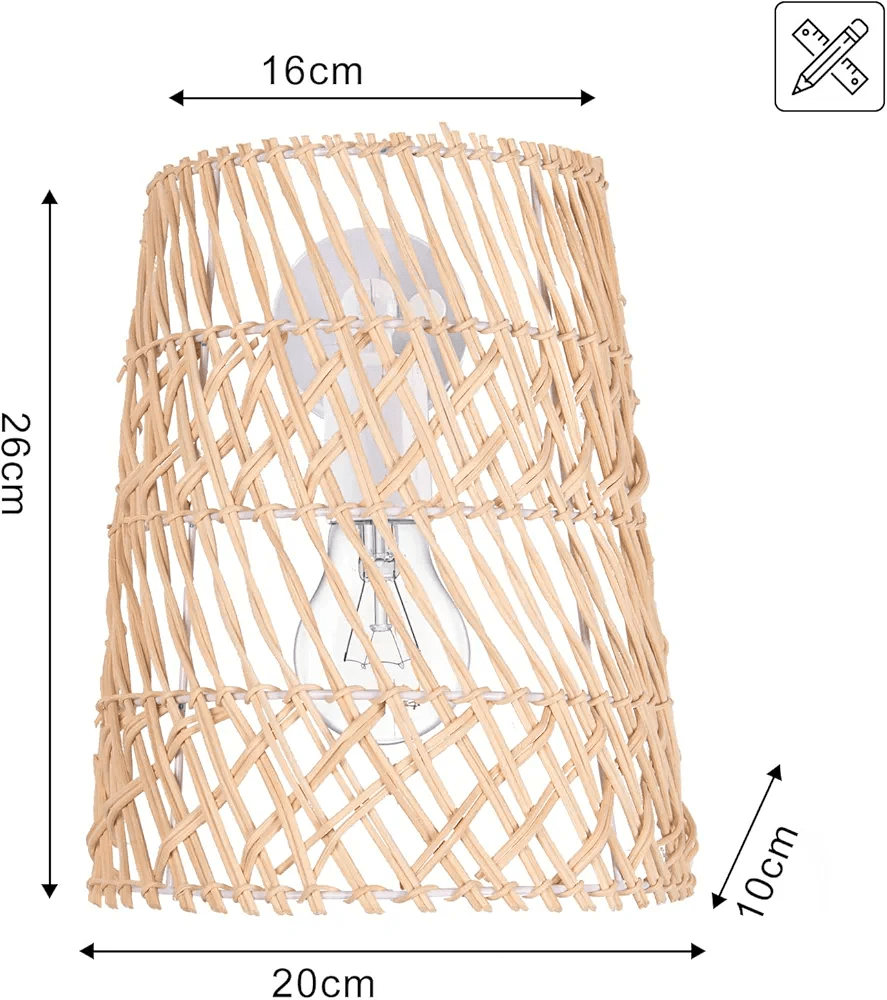 Applique murale en rotin style bohème │ SACADE - product_type_Floor lamp arc