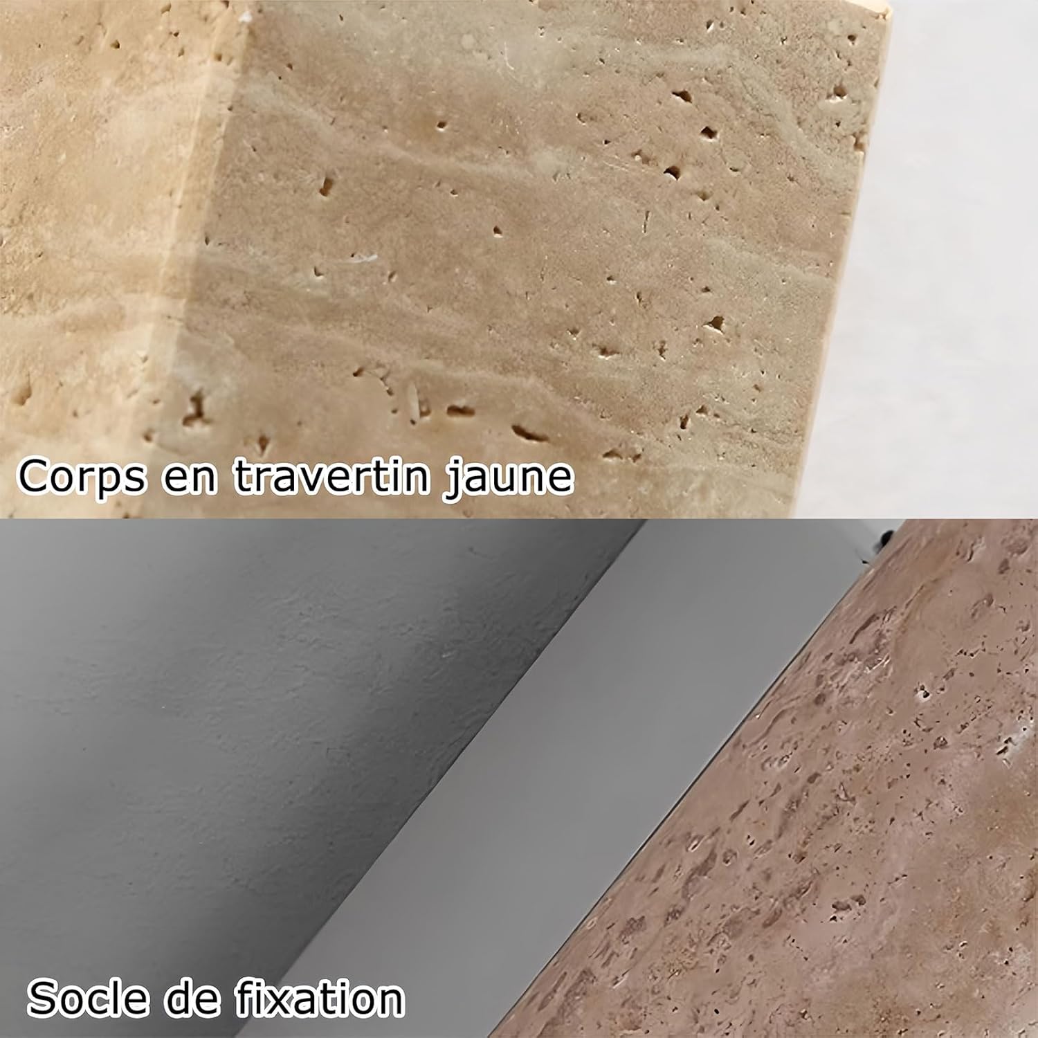 Applique murale en travertin │ AJRA - product_type_Ma boutique