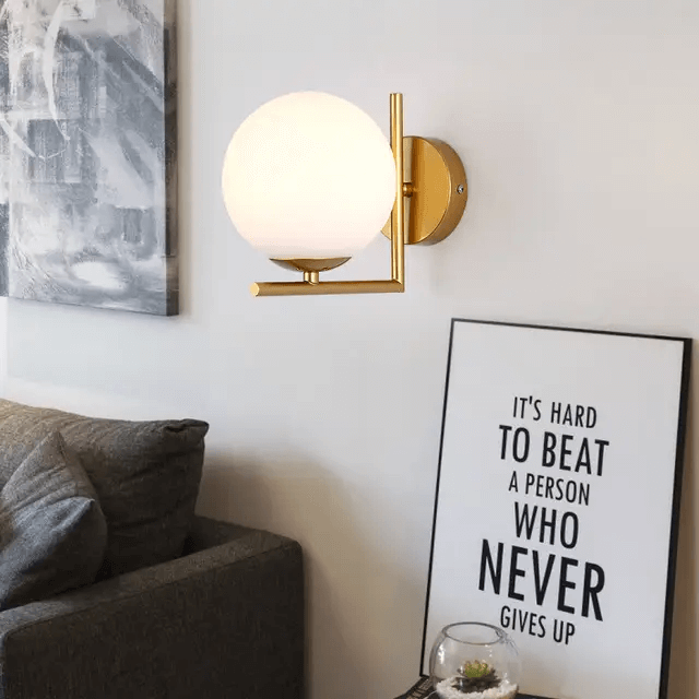 Applique murale en verre dorée│ NOLAN - product_type_Floor lamp arc