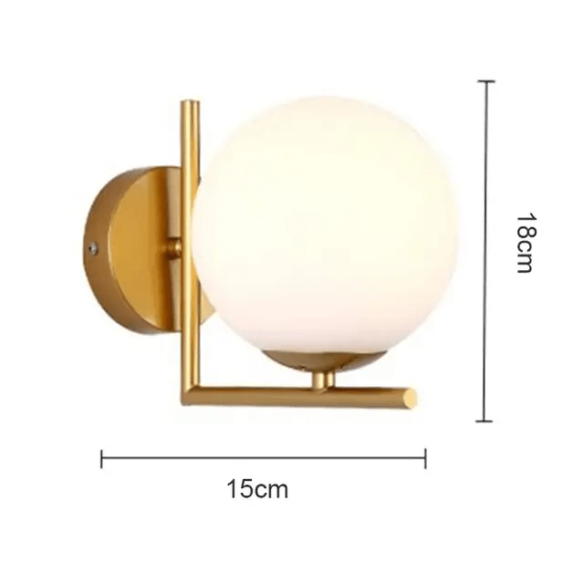 Applique murale en verre dorée│ NOLAN - product_type_Floor lamp arc