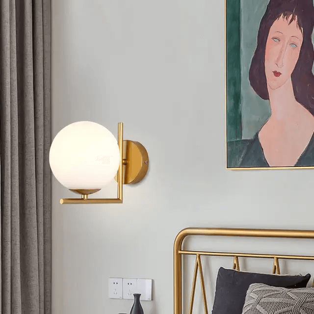 Applique murale en verre dorée│ NOLAN - product_type_Floor lamp arc