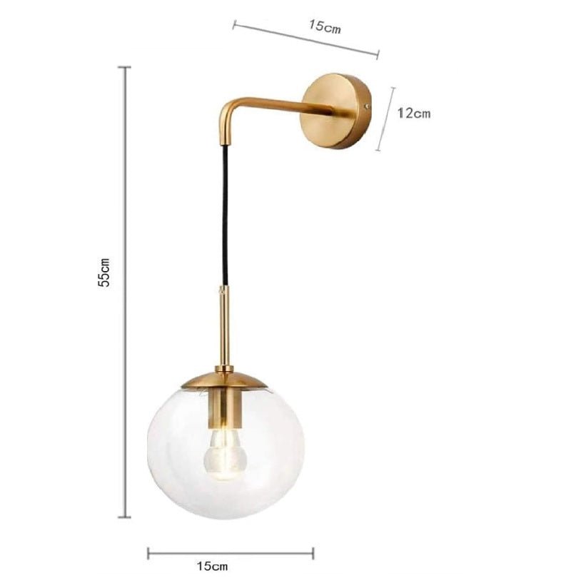 Applique murale en verre vintage │ KOLISEO - product_type_Ma boutique