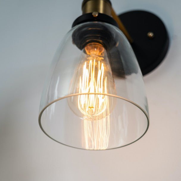 Applique murale industrielle en verre en verre │ EFRAT - product_type_Floor lamp arc