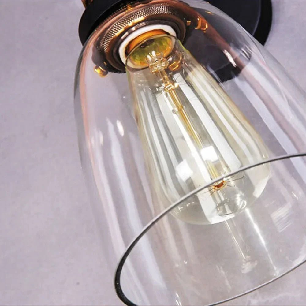 Applique murale industrielle en verre en verre │ EFRAT - product_type_Floor lamp arc