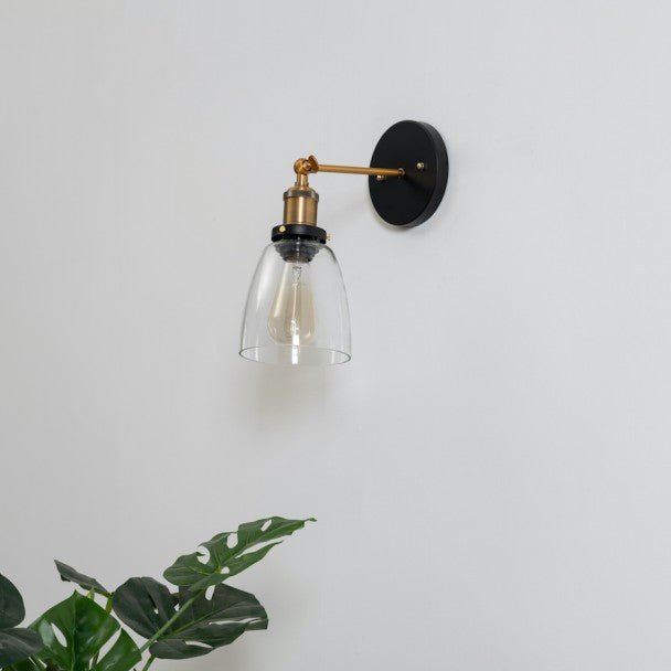 Applique murale industrielle en verre en verre │ EFRAT - product_type_Floor lamp arc