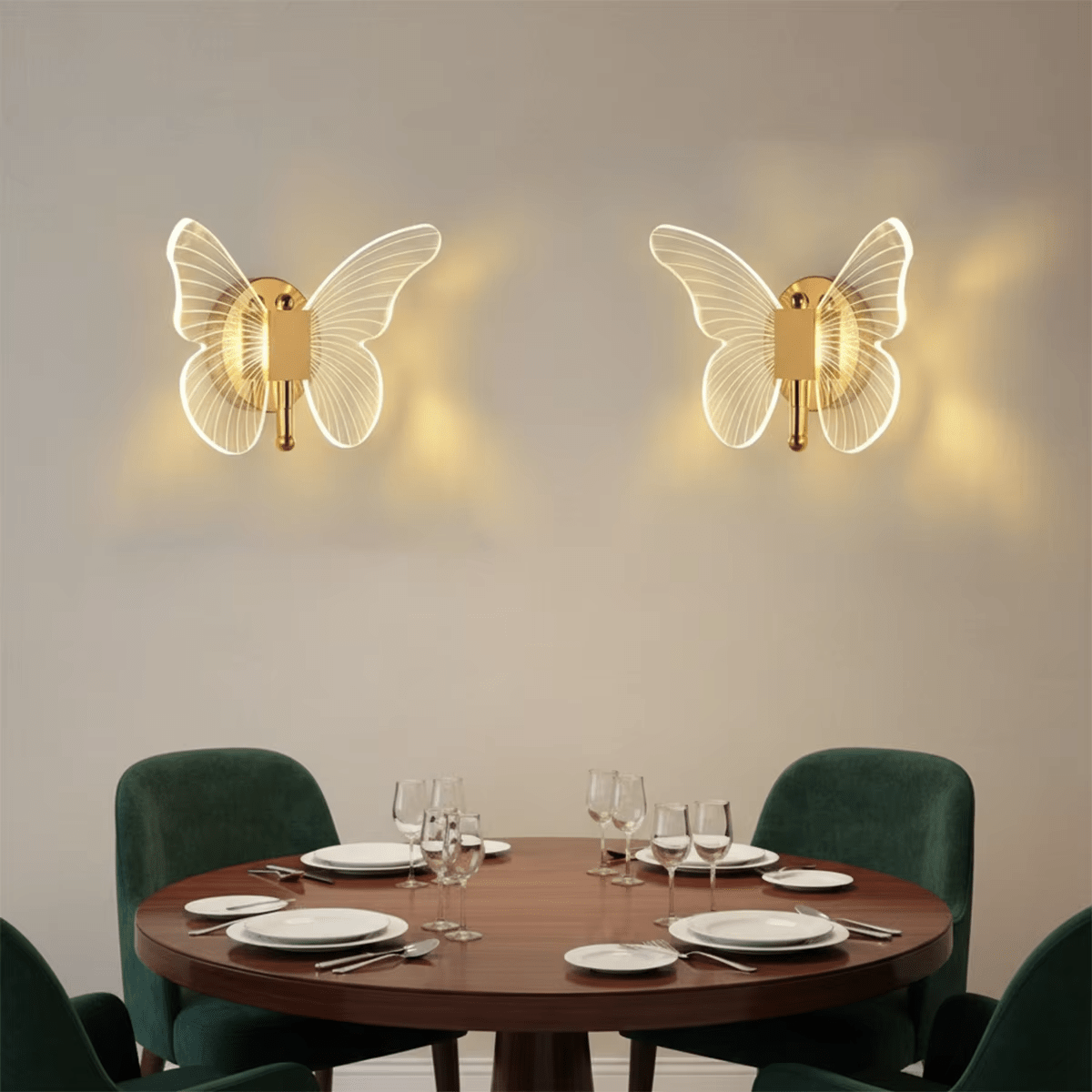 Applique murale LED dorée BUTERFLY - product_type_Atelier Luisiano