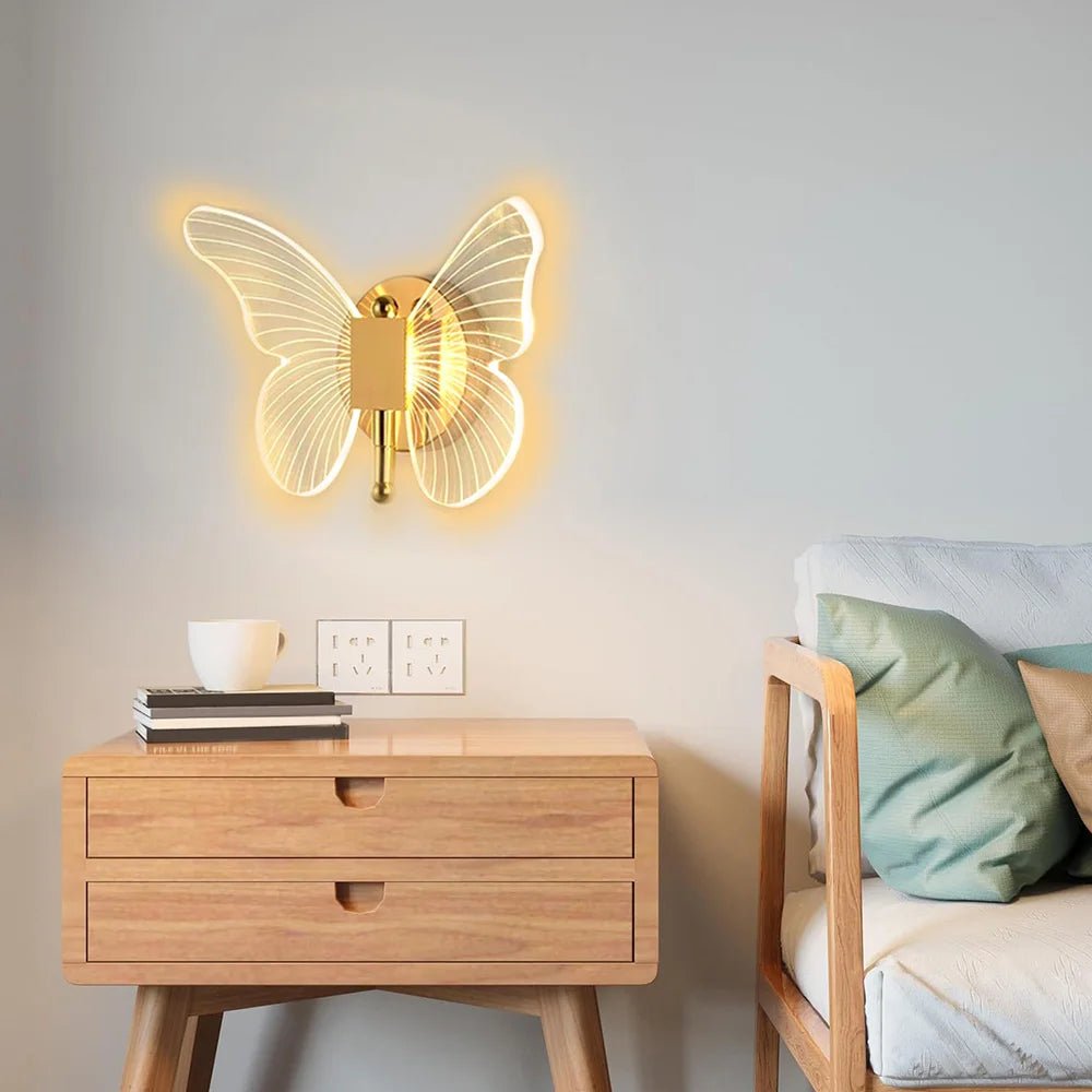 Applique murale LED dorée BUTERFLY - product_type_Atelier Luisiano