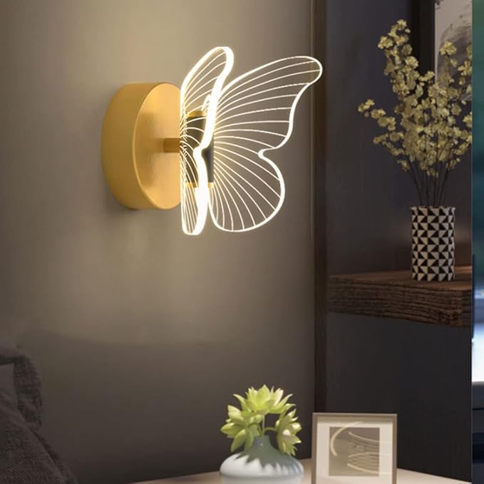 Applique murale LED dorée BUTERFLY - product_type_Atelier Luisiano