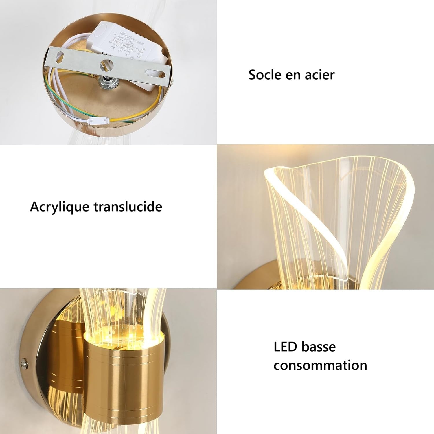 Applique murale LED dorée│ MINOLAG - product_type_Floor lamp arc