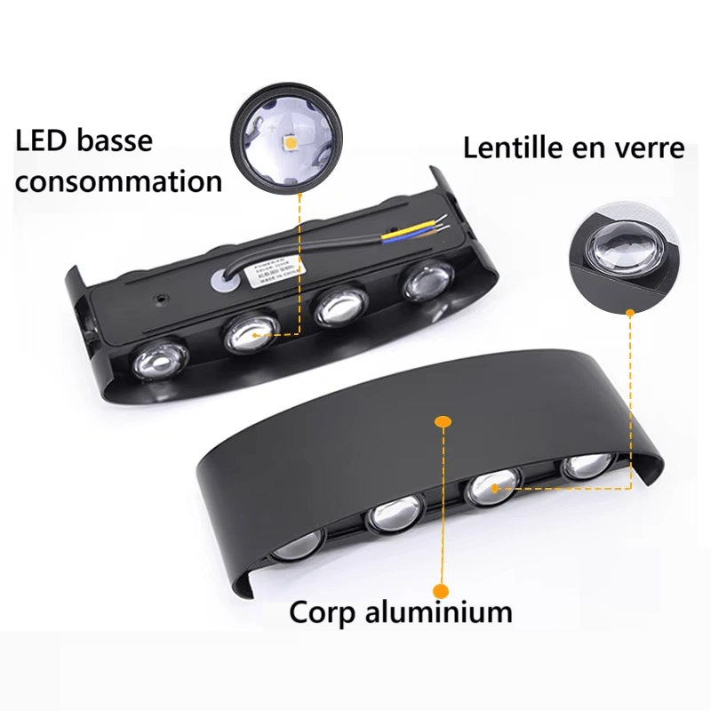Applique murale LED extérieure étanche en aluminium │ RANDA - product_type_Atelier Luisiano
