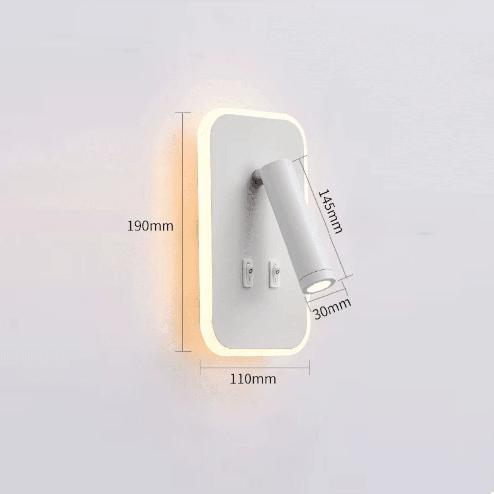 Applique murale LED liseuse avec double source lumineuse │ AMZOR - product_type_Ma boutique
