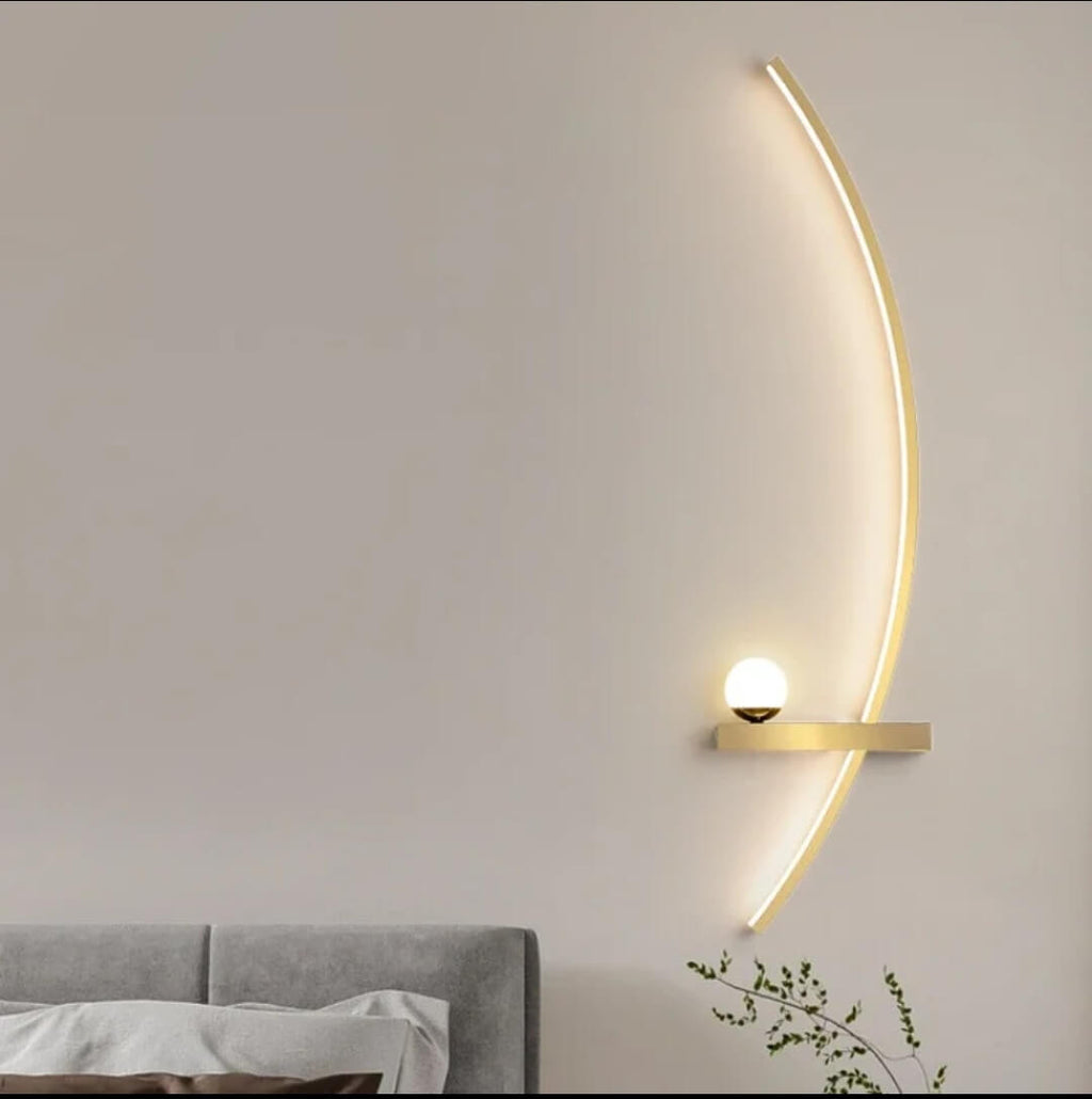 Applique murale LED métallique circulaire │ DAITSU - product_type_Floor lamp arc