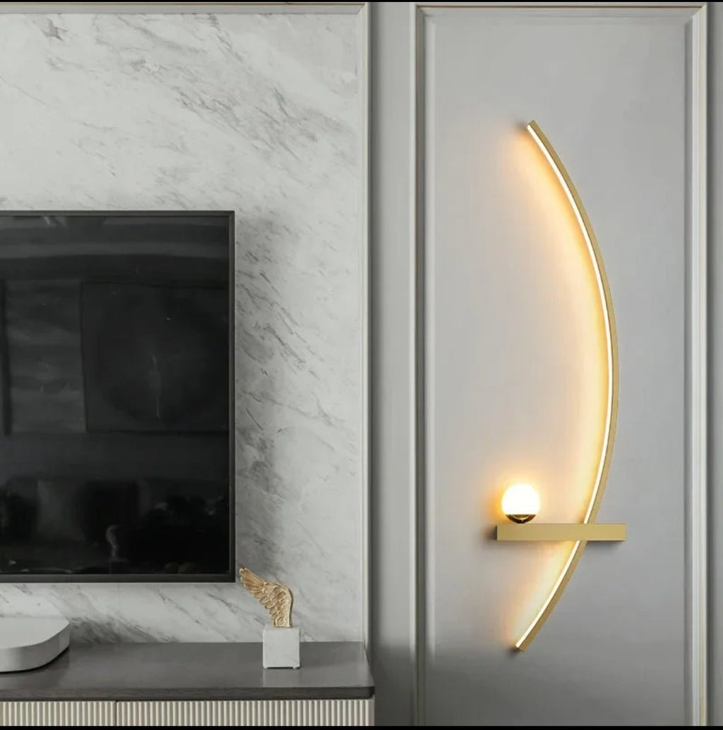 Applique murale LED métallique circulaire │ DAITSU - product_type_Floor lamp arc
