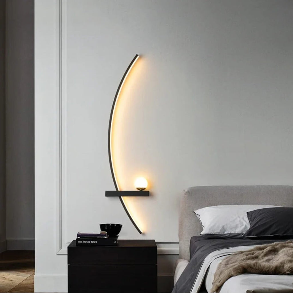 Applique murale LED métallique circulaire │ DAITSU - product_type_Floor lamp arc