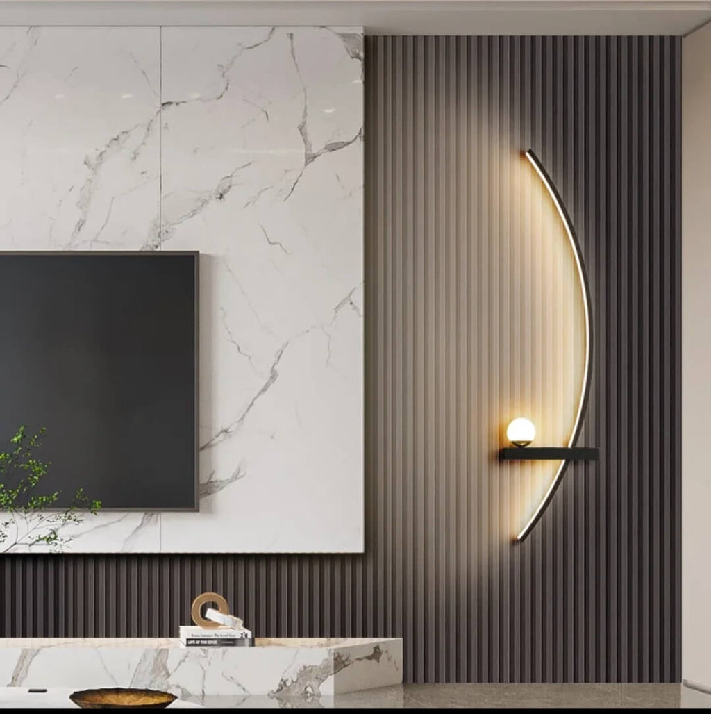 Applique murale LED métallique circulaire │ DAITSU - product_type_Floor lamp arc