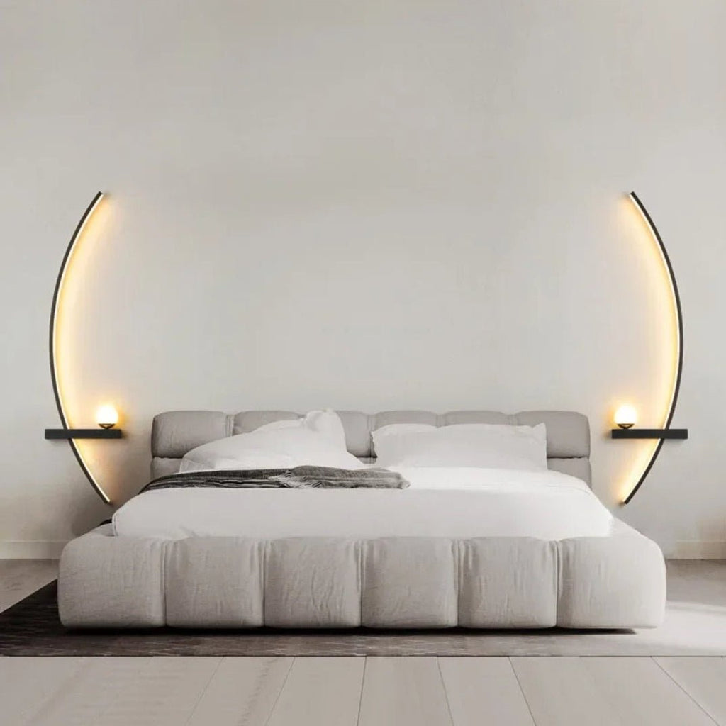 Applique murale LED métallique circulaire │ DAITSU - product_type_Floor lamp arc