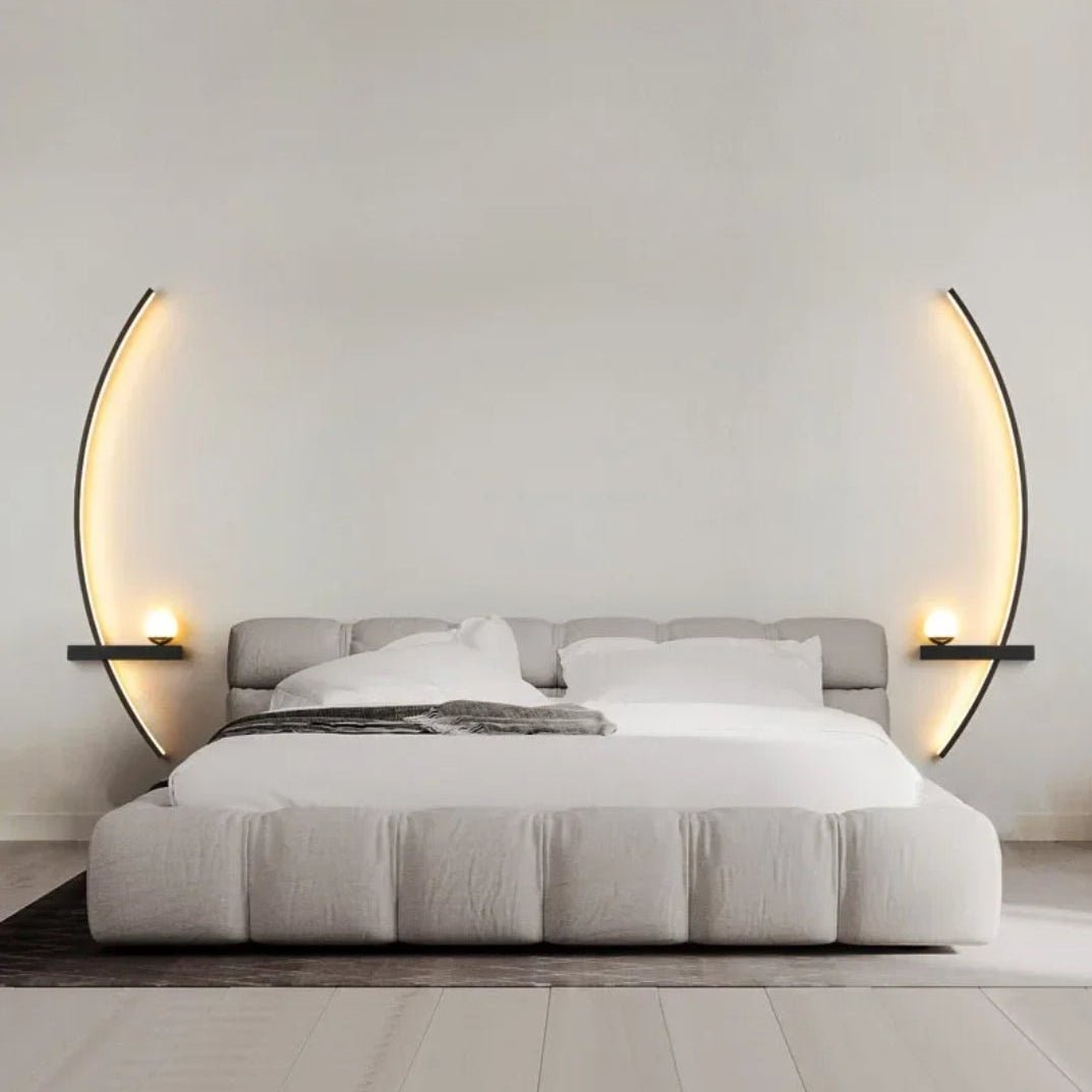 Applique murale LED métallique circulaire │ DAITSU - product_type_Floor lamp arc