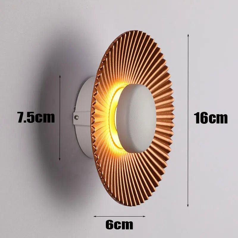 Applique murale LED moderne ronde en aluminium │ WASIDA - product_type_Ma boutique