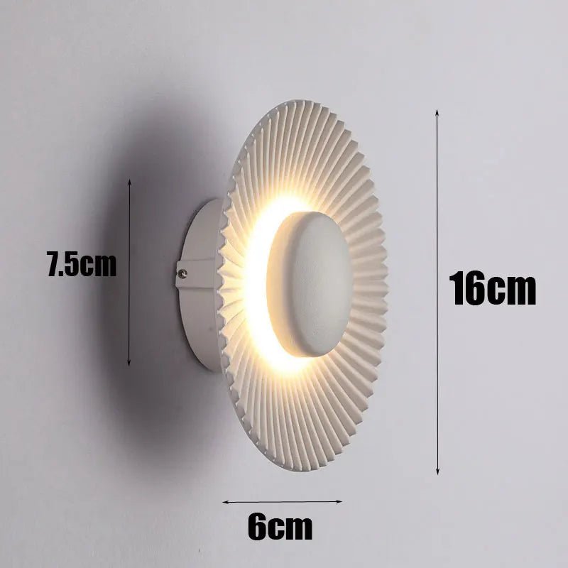 Applique murale LED moderne ronde en aluminium │ WASIDA - product_type_Ma boutique