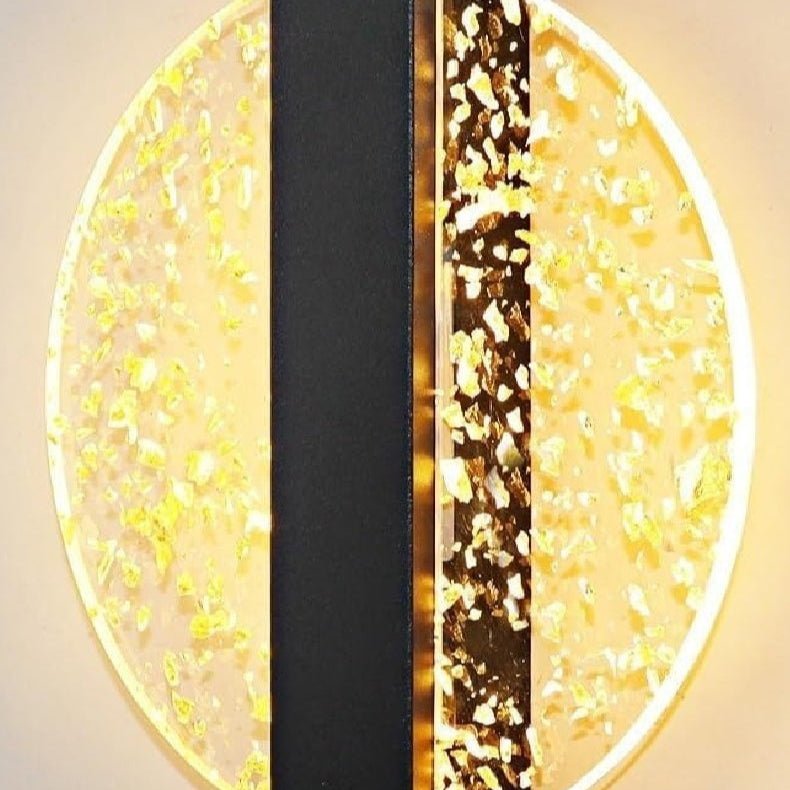 Applique murale LED ronde avec feuilles d'or │ PODIKA - product_type_Ma boutique