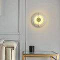 Applique murale LED ronde en marbre et en laiton AZRO - product_type_Ma boutique