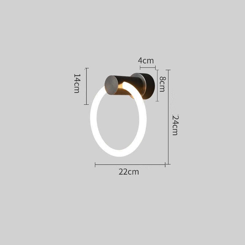 Applique murale LED scandinave en laiton │ MDOUAR - product_type_Floor lamp arc