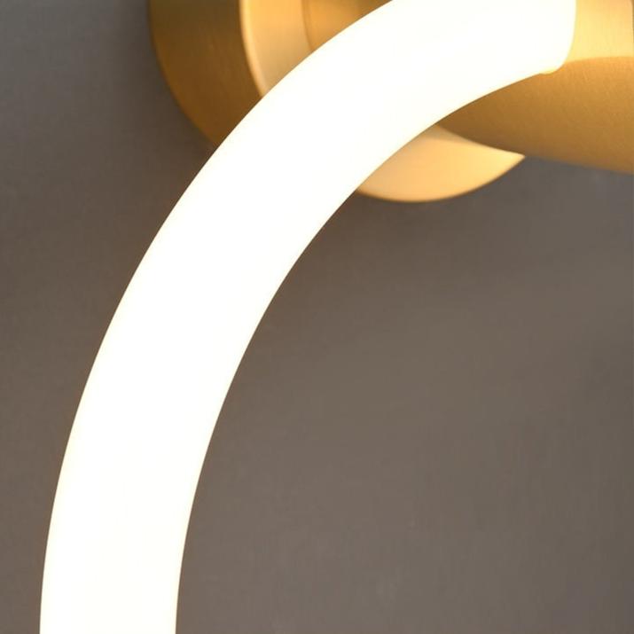Applique murale LED scandinave en laiton │ MDOUAR - product_type_Floor lamp arc