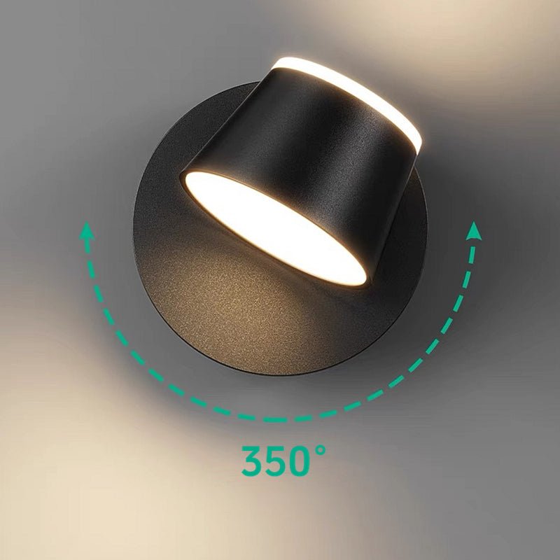 Applique murale LED style scandinave métallique avec abat - jour rotatif│ WUNKY - product_type_Floor lamp arc