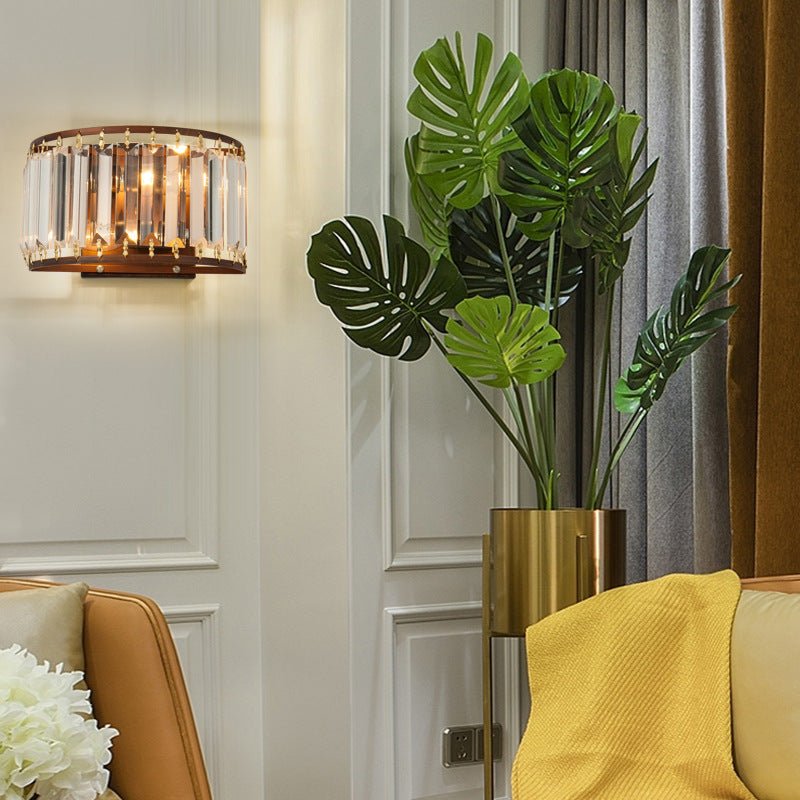 Applique murale retro en Crystal et en métal │ BOZA - product_type_Floor lamp arc