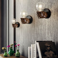 Applique murale vintage en bois et en métal │ HAND - product_type_Floor lamp arc