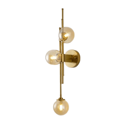 Applique murale vintage métallique avec abat - jour en verre│ SKURT - product_type_Floor lamp arc