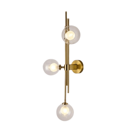 Applique murale vintage métallique avec abat - jour en verre│ SKURT - product_type_Floor lamp arc